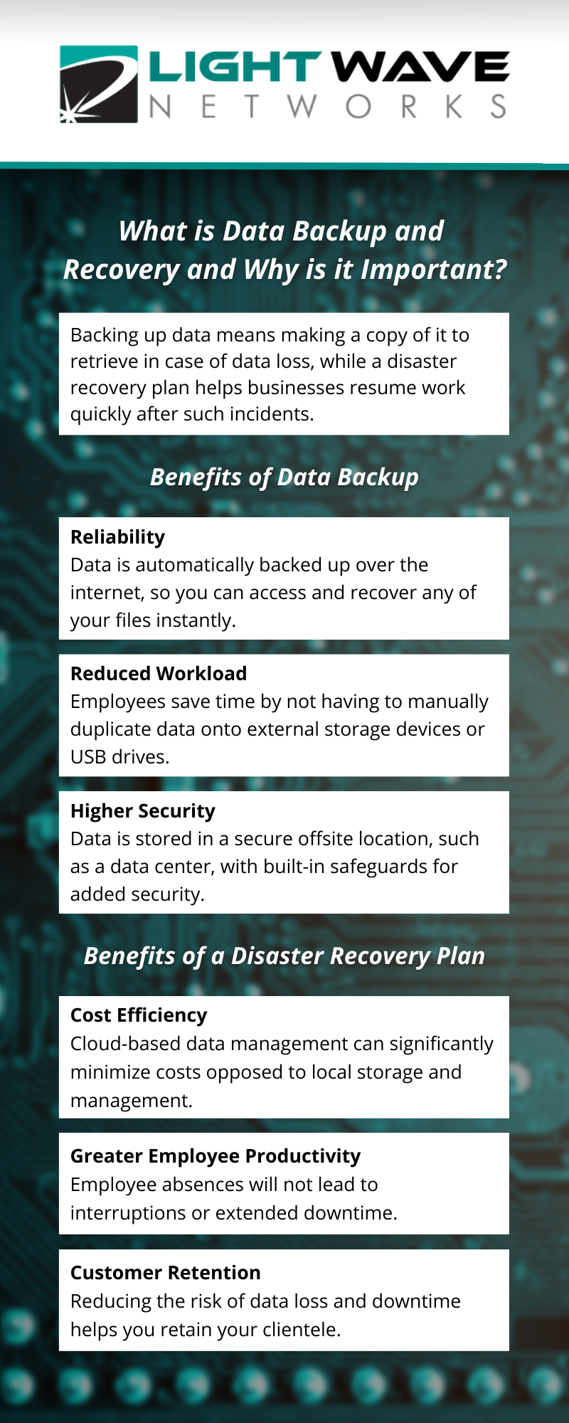 Data Recovery, Data Backup